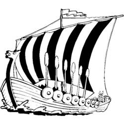 ぬりえページ: ボート・船 (交通機関) #137683 - 無料の印刷可能なぬりえページ