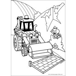 ぬりえページ: ブルドーザー / 機械式ショベル (交通機関) #141741 - 無料の印刷可能なぬりえページ