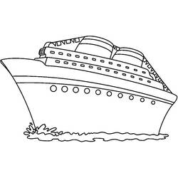 ぬりえページ: 定期船・クルーズ船 (交通機関) #140785 - 無料の印刷可能なぬりえページ
