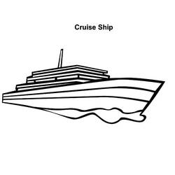 ぬりえページ: 定期船・クルーズ船 (交通機関) #140877 - 無料の印刷可能なぬりえページ