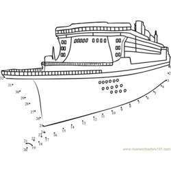 ぬりえページ: 定期船・クルーズ船 (交通機関) #140931 - 無料の印刷可能なぬりえページ