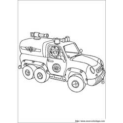 ぬりえページ: 消防車 (交通機関) #135974 - 無料の印刷可能なぬりえページ