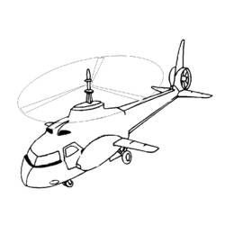 ぬりえページ: ヘリコプター (交通機関) #136033 - 無料の印刷可能なぬりえページ