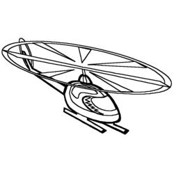 ぬりえページ: ヘリコプター (交通機関) #136035 - 無料の印刷可能なぬりえページ