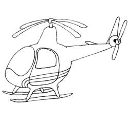 ぬりえページ: ヘリコプター (交通機関) #136036 - 無料の印刷可能なぬりえページ