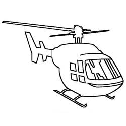 ぬりえページ: ヘリコプター (交通機関) #136042 - 無料の印刷可能なぬりえページ
