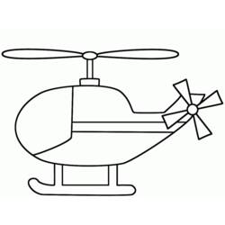 ぬりえページ: ヘリコプター (交通機関) #136046 - 無料の印刷可能なぬりえページ