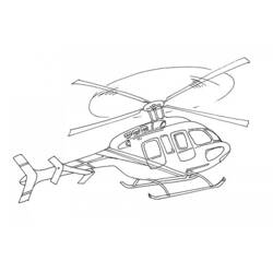 ぬりえページ: ヘリコプター (交通機関) #136048 - 無料の印刷可能なぬりえページ