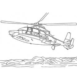 ぬりえページ: ヘリコプター (交通機関) #136049 - 無料の印刷可能なぬりえページ