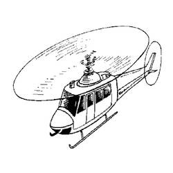 ぬりえページ: ヘリコプター (交通機関) #136050 - 無料の印刷可能なぬりえページ
