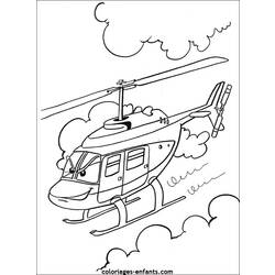 ぬりえページ: ヘリコプター (交通機関) #136053 - 無料の印刷可能なぬりえページ