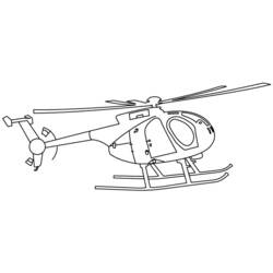 ぬりえページ: ヘリコプター (交通機関) #136056 - 無料の印刷可能なぬりえページ