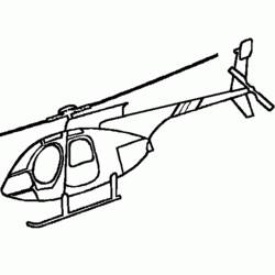 ぬりえページ: ヘリコプター (交通機関) #136067 - 無料の印刷可能なぬりえページ