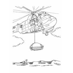 ぬりえページ: ヘリコプター (交通機関) #136069 - 無料の印刷可能なぬりえページ