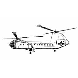 ぬりえページ: ヘリコプター (交通機関) #136074 - 無料の印刷可能なぬりえページ