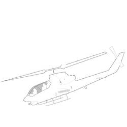 ぬりえページ: ヘリコプター (交通機関) #136077 - 無料の印刷可能なぬりえページ