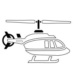 ぬりえページ: ヘリコプター (交通機関) #136089 - 無料の印刷可能なぬりえページ