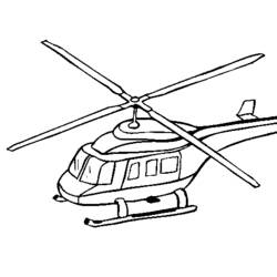 ぬりえページ: ヘリコプター (交通機関) #136098 - 無料の印刷可能なぬりえページ