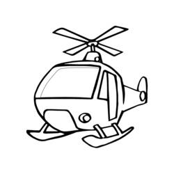 ぬりえページ: ヘリコプター (交通機関) #136100 - 無料の印刷可能なぬりえページ