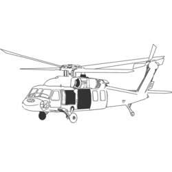 ぬりえページ: ヘリコプター (交通機関) #136103 - 無料の印刷可能なぬりえページ