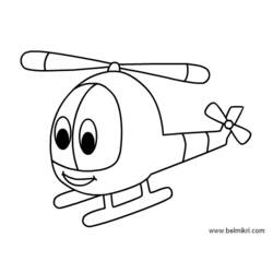ぬりえページ: ヘリコプター (交通機関) #136107 - 無料の印刷可能なぬりえページ