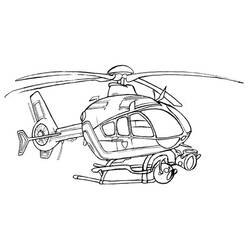 ぬりえページ: ヘリコプター (交通機関) #136110 - 無料の印刷可能なぬりえページ