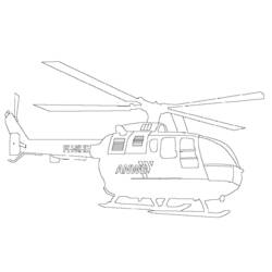 ぬりえページ: ヘリコプター (交通機関) #136111 - 無料の印刷可能なぬりえページ