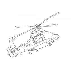 ぬりえページ: ヘリコプター (交通機関) #136114 - 無料の印刷可能なぬりえページ