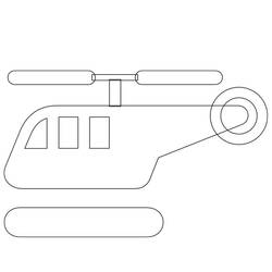 ぬりえページ: ヘリコプター (交通機関) #136119 - 無料の印刷可能なぬりえページ