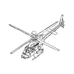 ぬりえページ: ヘリコプター (交通機関) #136145 - 無料の印刷可能なぬりえページ