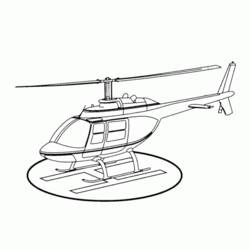 ぬりえページ: ヘリコプター (交通機関) #136146 - 無料の印刷可能なぬりえページ