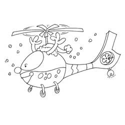 ぬりえページ: ヘリコプター (交通機関) #136152 - 無料の印刷可能なぬりえページ