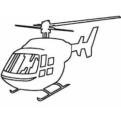 ぬりえページ: ヘリコプター (交通機関) #136159 - 無料の印刷可能なぬりえページ