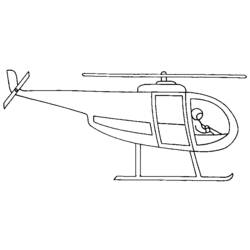 ぬりえページ: ヘリコプター (交通機関) #136168 - 無料の印刷可能なぬりえページ