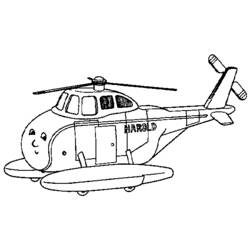 ぬりえページ: ヘリコプター (交通機関) #136187 - 無料の印刷可能なぬりえページ