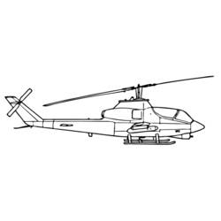 ぬりえページ: ヘリコプター (交通機関) #136200 - 無料の印刷可能なぬりえページ