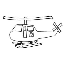 ぬりえページ: ヘリコプター (交通機関) #136219 - 無料の印刷可能なぬりえページ