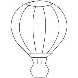 ぬりえページ: 熱気球 (交通機関) #134581 - 無料の印刷可能なぬりえページ