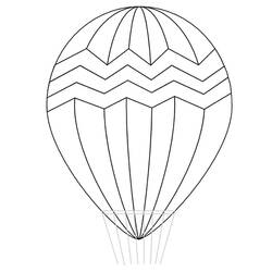 ぬりえページ: 熱気球 (交通機関) #134584 - 無料の印刷可能なぬりえページ