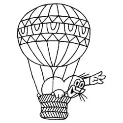 ぬりえページ: 熱気球 (交通機関) #134594 - 無料の印刷可能なぬりえページ
