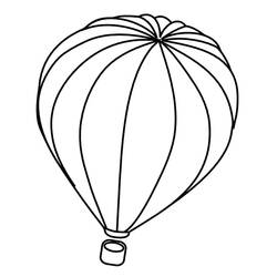 ぬりえページ: 熱気球 (交通機関) #134597 - 無料の印刷可能なぬりえページ