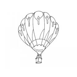 ぬりえページ: 熱気球 (交通機関) #134608 - 無料の印刷可能なぬりえページ