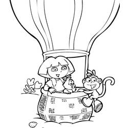 ぬりえページ: 熱気球 (交通機関) #134621 - 無料の印刷可能なぬりえページ