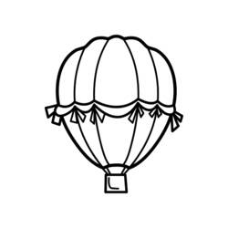 ぬりえページ: 熱気球 (交通機関) #134630 - 無料の印刷可能なぬりえページ