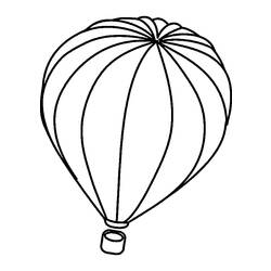 ぬりえページ: 熱気球 (交通機関) #134636 - 無料の印刷可能なぬりえページ