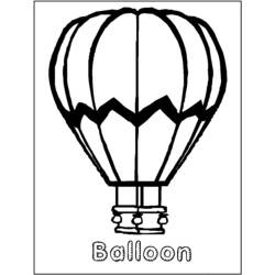 ぬりえページ: 熱気球 (交通機関) #134644 - 無料の印刷可能なぬりえページ