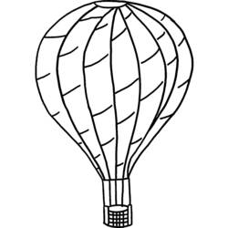 ぬりえページ: 熱気球 (交通機関) #134648 - 無料の印刷可能なぬりえページ