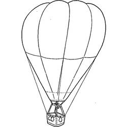 ぬりえページ: 熱気球 (交通機関) #134655 - 無料の印刷可能なぬりえページ
