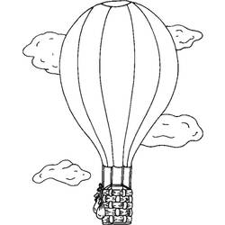 ぬりえページ: 熱気球 (交通機関) #134656 - 無料の印刷可能なぬりえページ