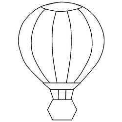 ぬりえページ: 熱気球 (交通機関) #134669 - 無料の印刷可能なぬりえページ